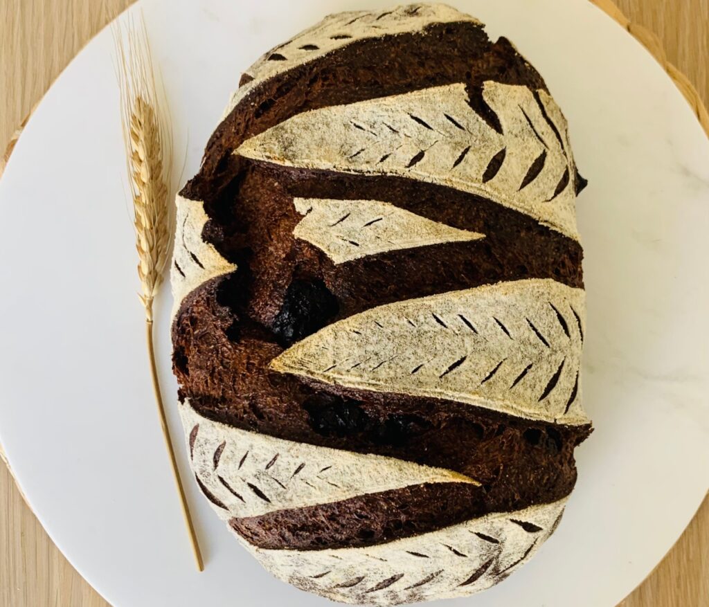 chocolate sourdough bread