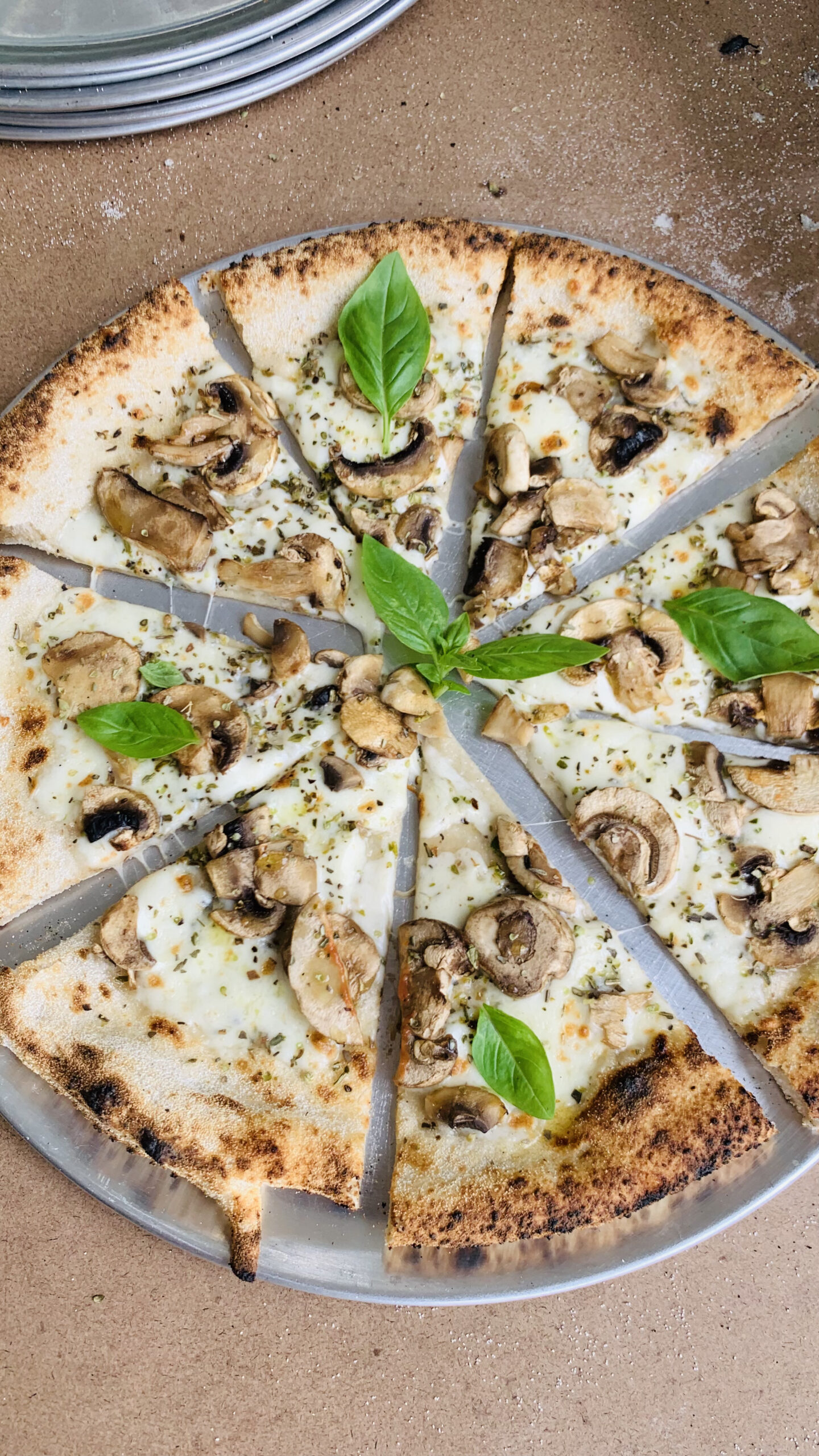 mushroom pizza