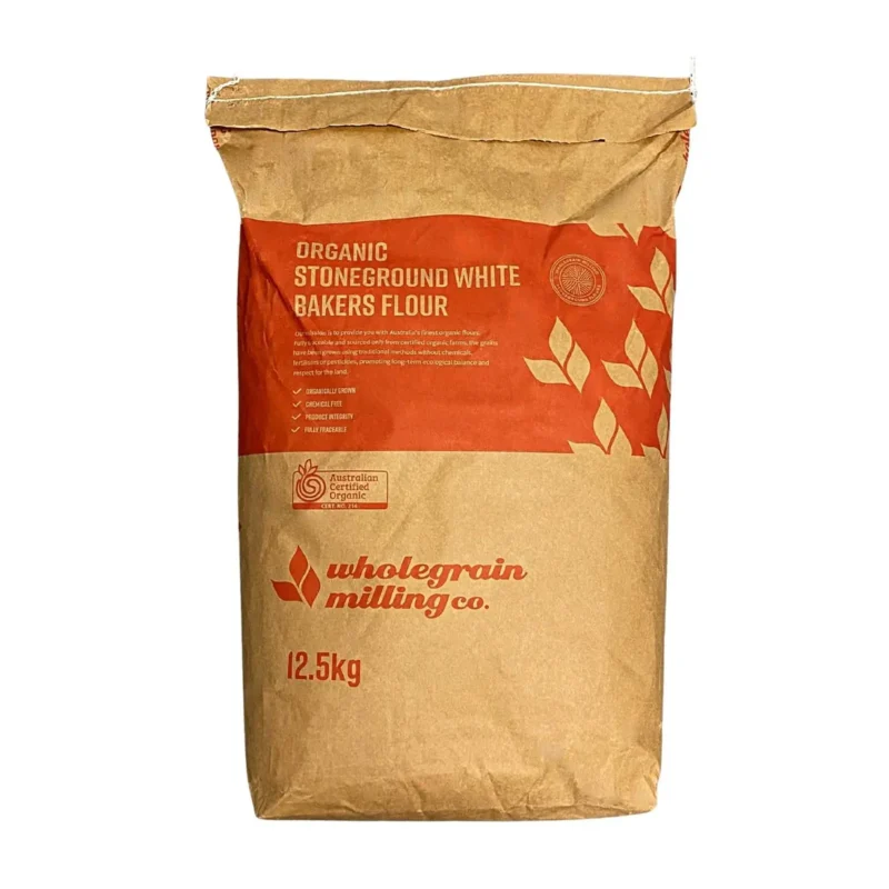 whole grain milling white bakers flour stone grounded
