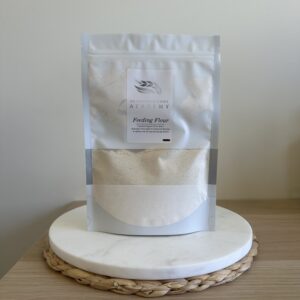 feeding flour sourdough