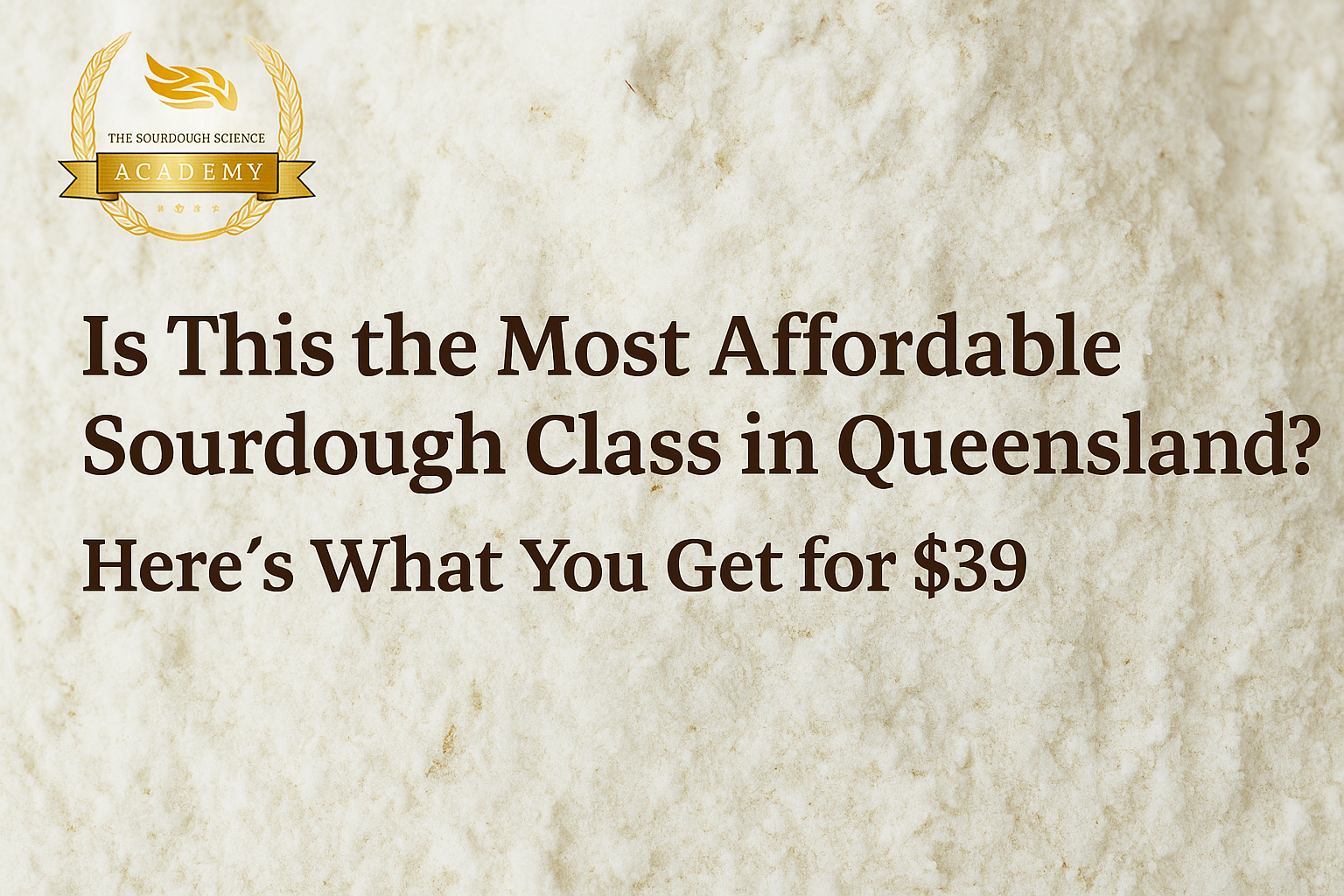 Affordable Sourdough Class in Queensland